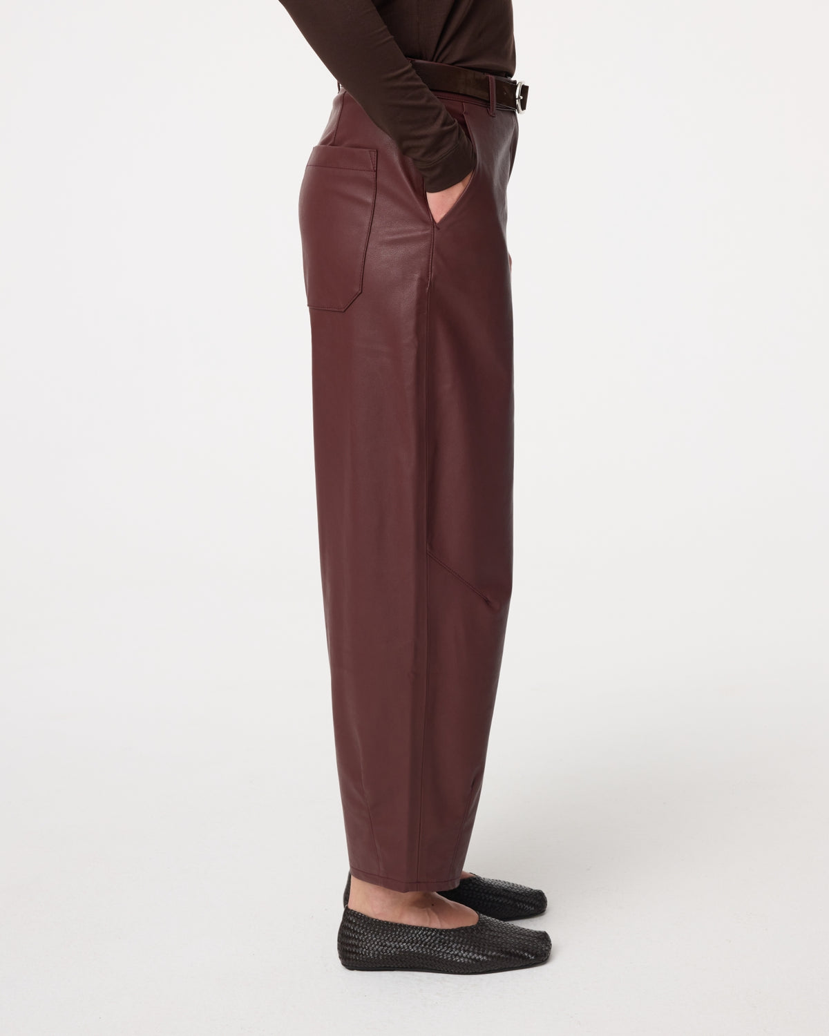 Alba Pants | Burgundy