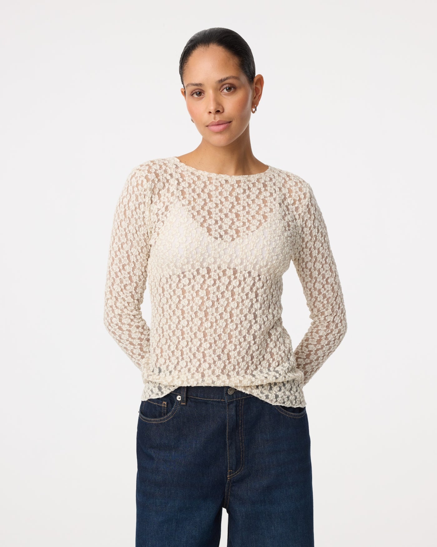Lacey Top | Creme