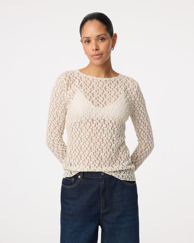 Lacey Top | Creme