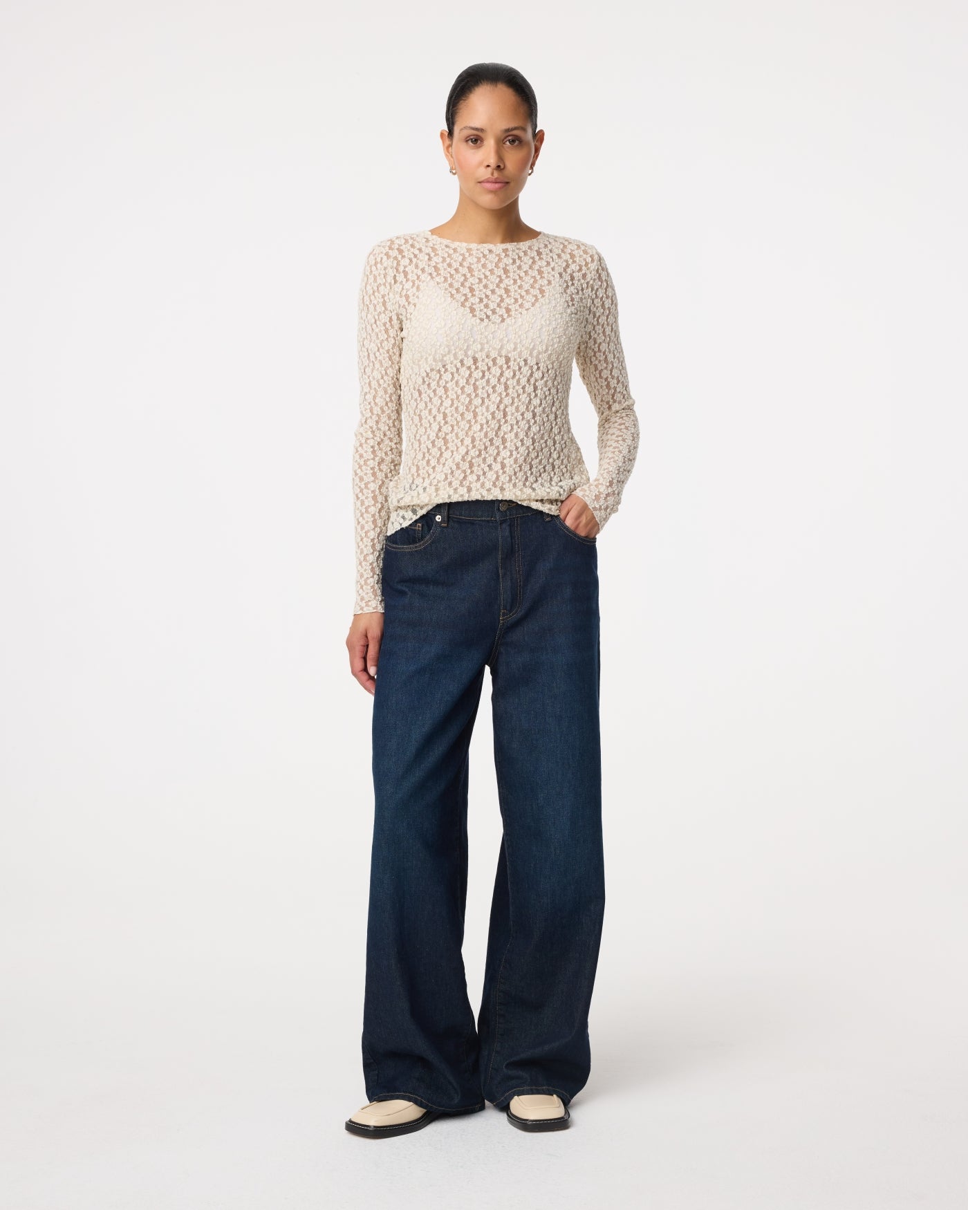 Lacey Top | Creme
