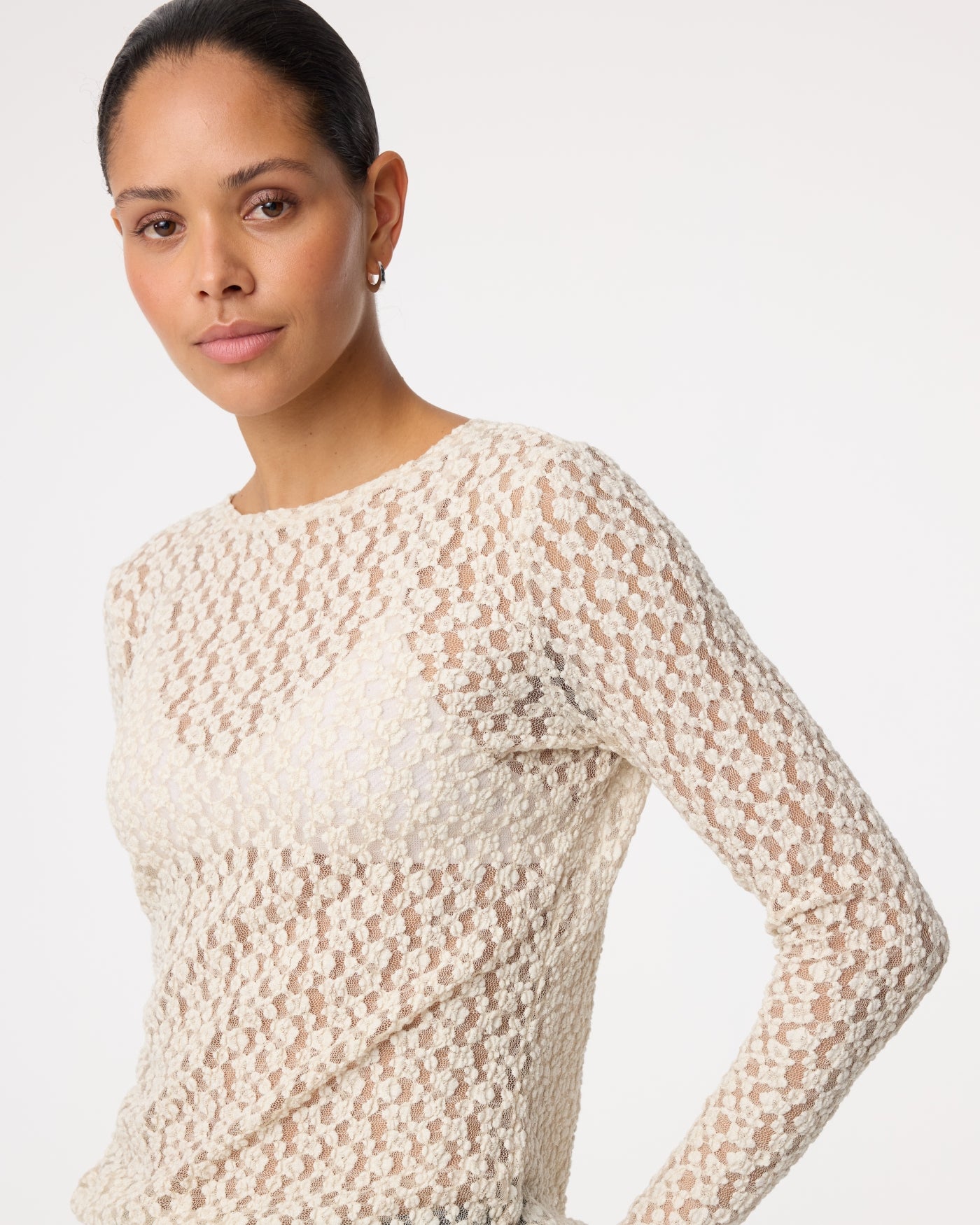 Lacey Top | Creme