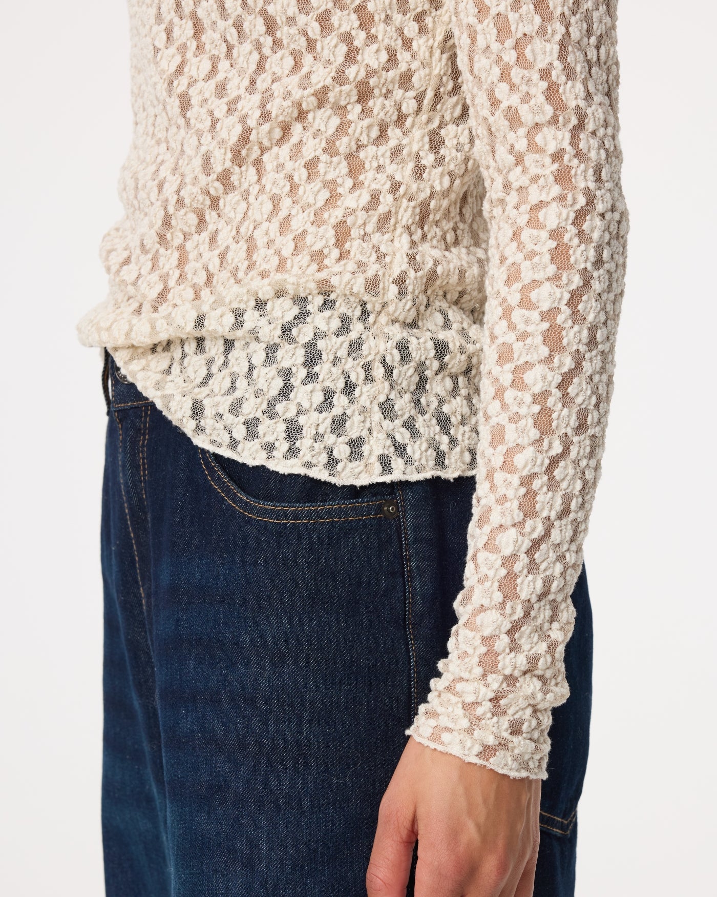Lacey Top | Creme