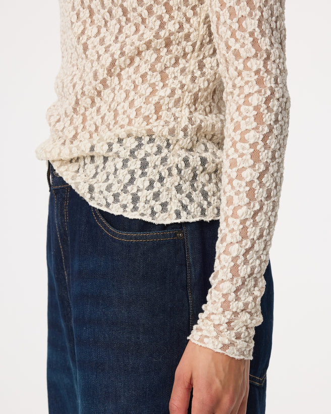 Lacey Top | Creme
