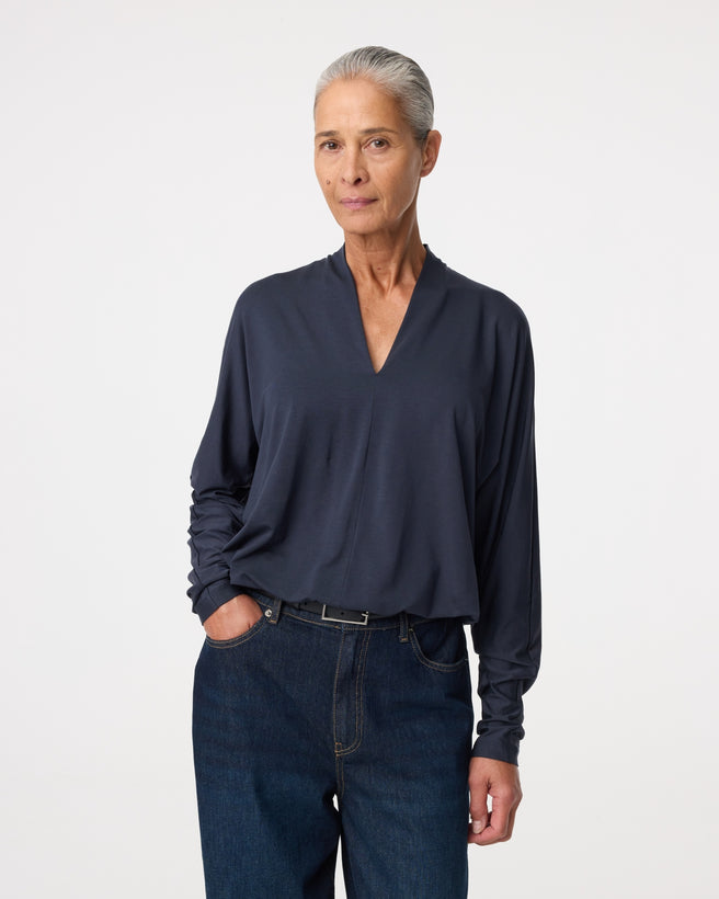 Bobbie Top | Night Blue