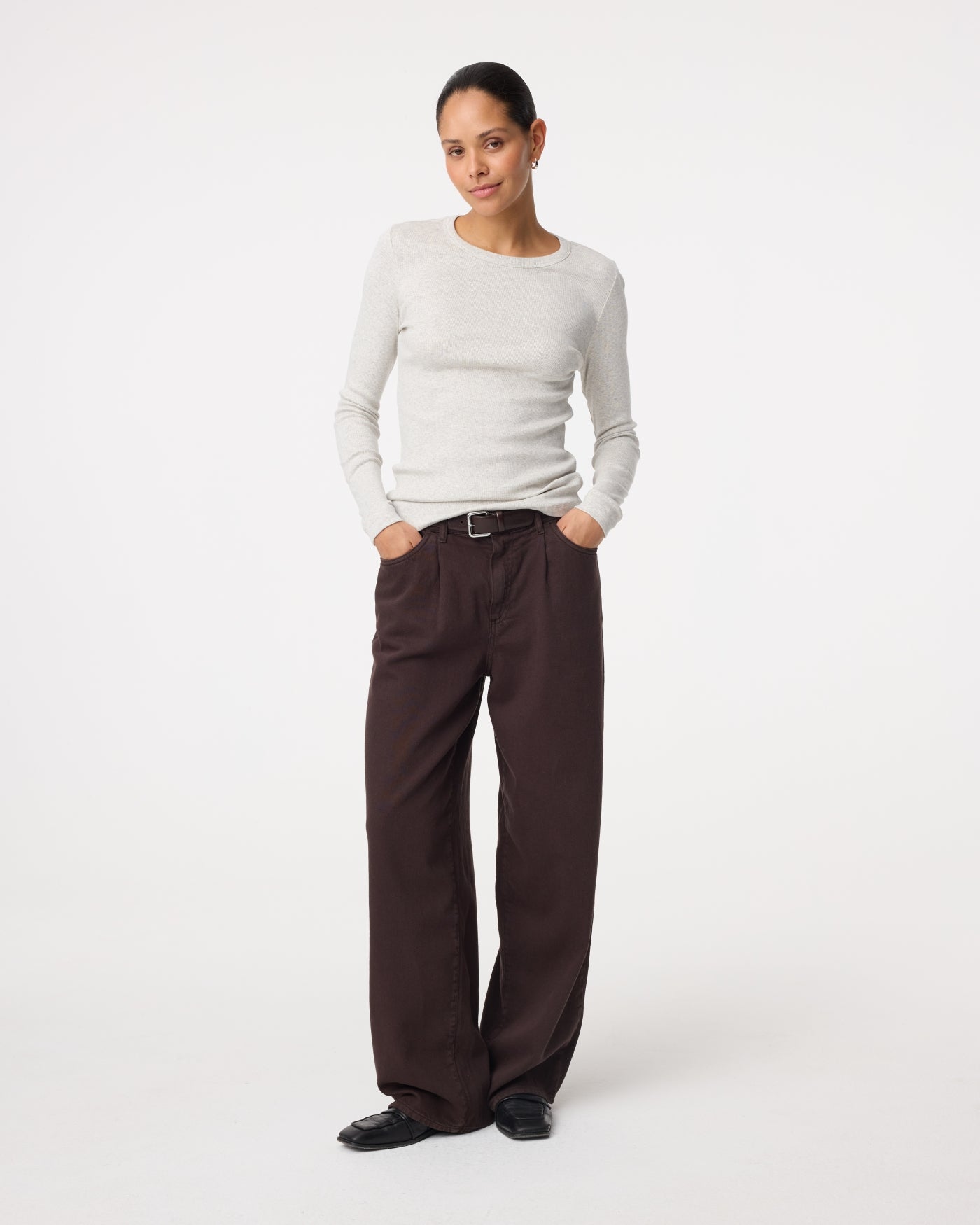 Kaley Top | Grey Melange