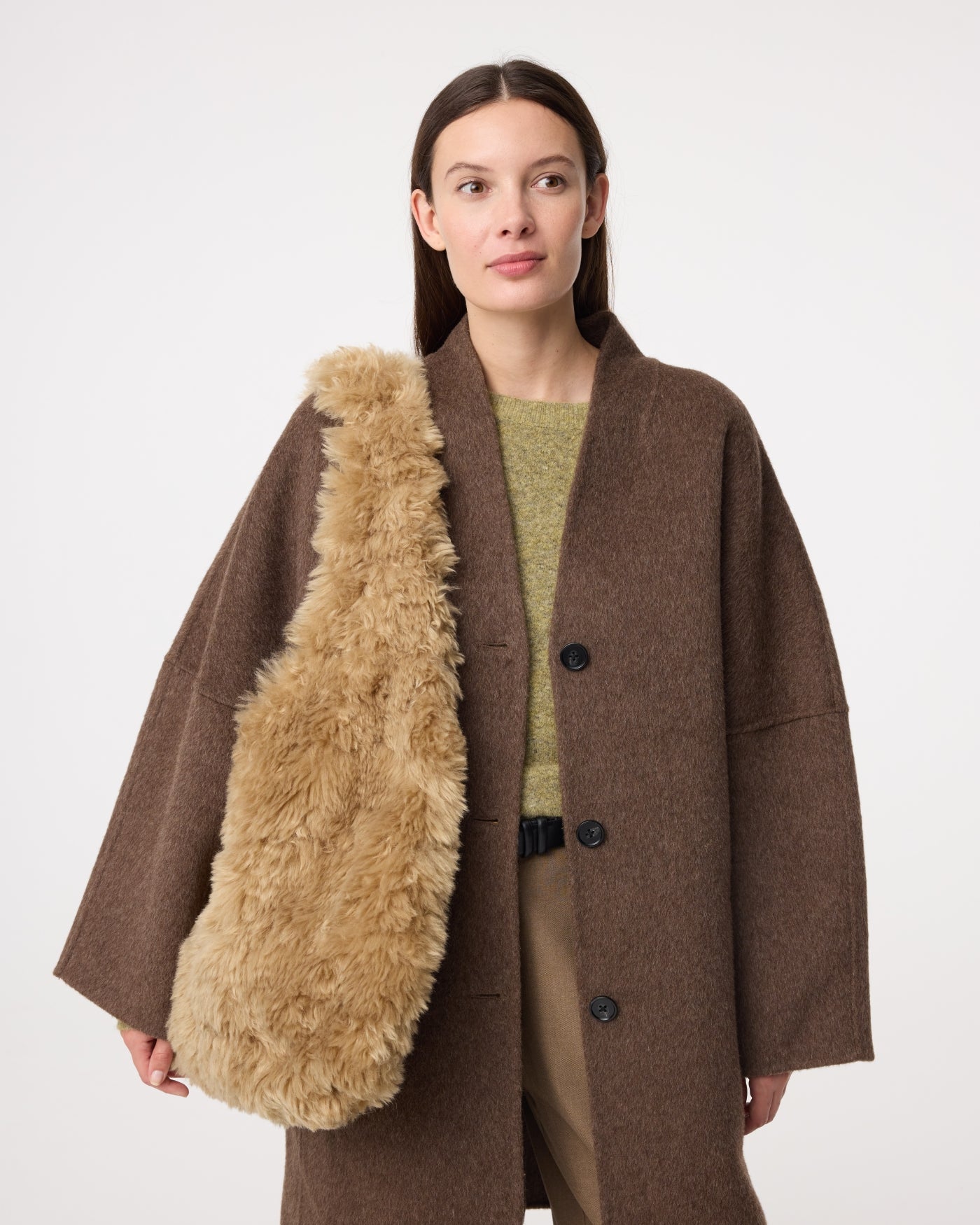 Furry Bag | Hazel