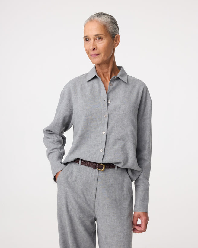 Elain Blouse | Mid Grey
