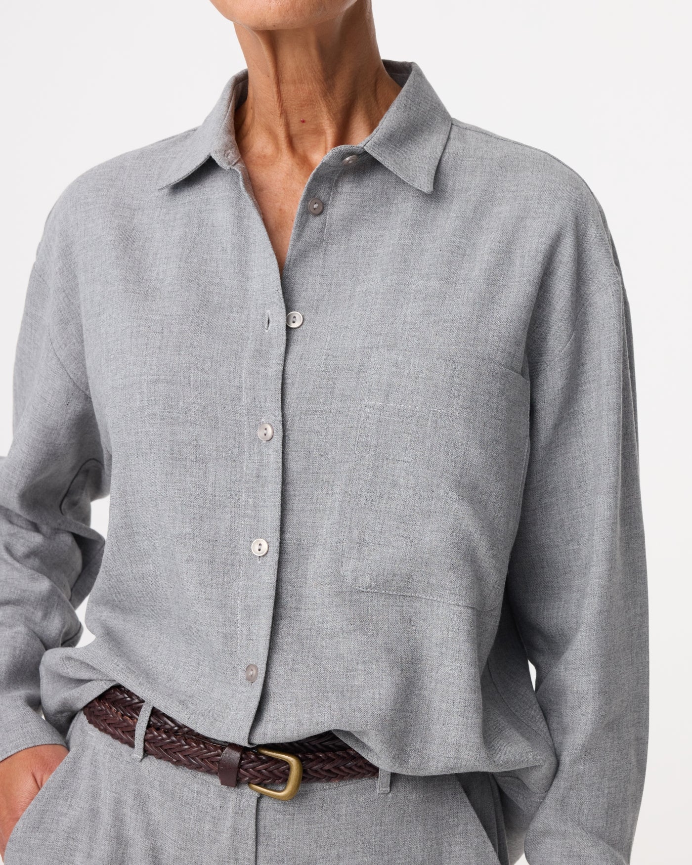 Elain Blouse | Mid Grey