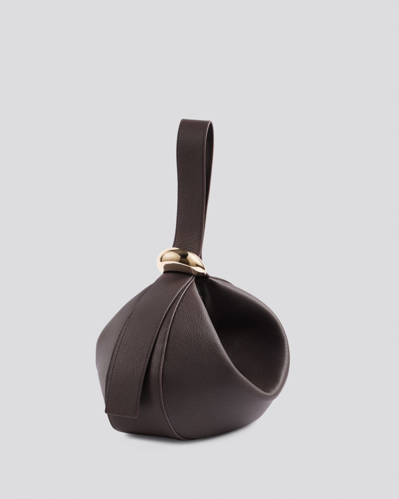 Kirù - Zaha Buckle Bag | Mid Brown
